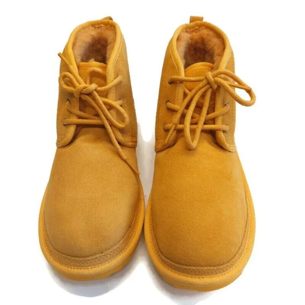 UGG Big Kids Size 4 Womens Size 5 Neumel II Chukka Boots Suede Amber #1017320K - Picture 5 of 8